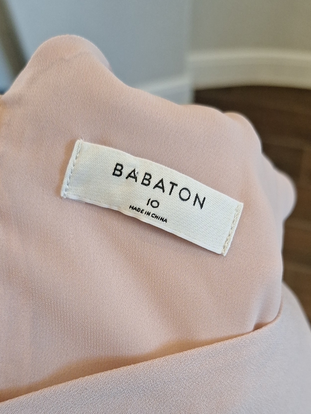 Aritzia Babaton Marcus Jumpsuit Pale Pink Camille Sleeveless Wide Leg Cropped 10 - Picture 9 of 11
